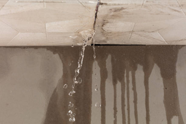 Professional Flood Damage Cleanup technician working in Bayside, NY